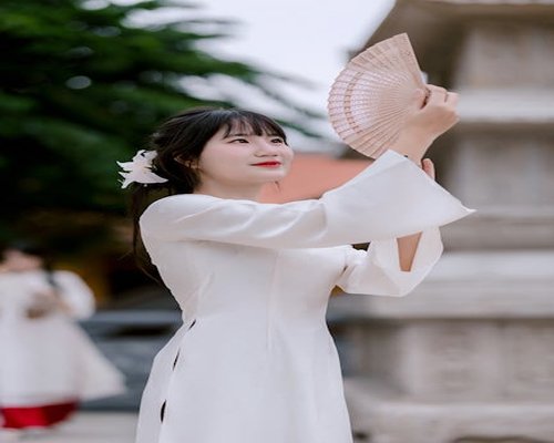 Asian woman portrait smiling